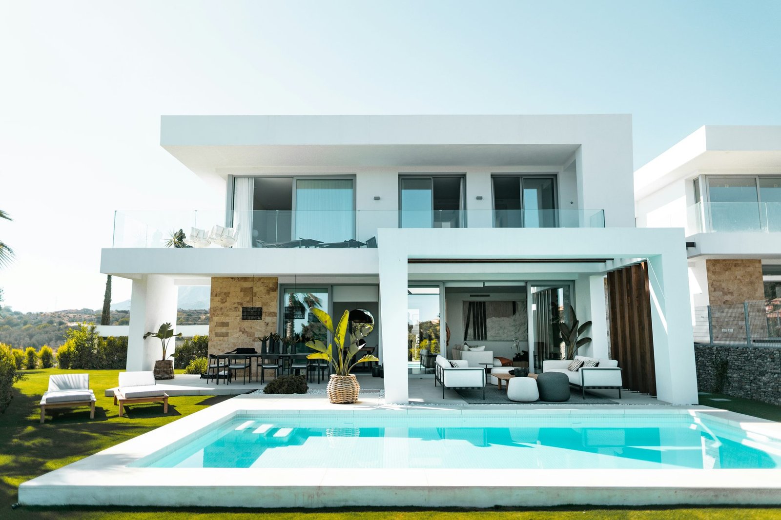 Modern villa with pool
